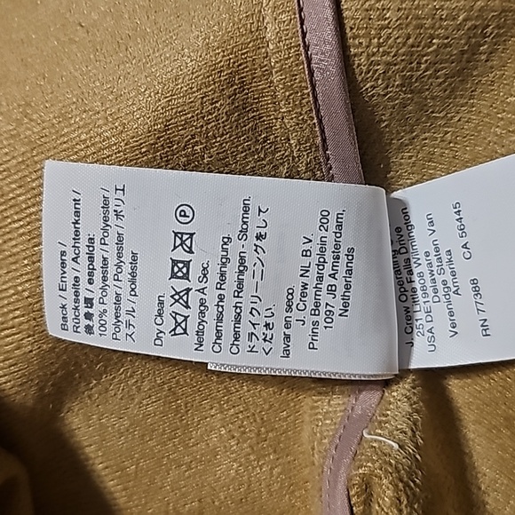 J. Crew Puff Sleeve Faux Leather Top, Size 10 - Picture 10 of 11